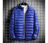 Ropa ligera y fina de algodón acolchado para hombres jóvenes, ropa de cuello alto corto de algodón acolchado para hombres, chaquetas de algodón acolchado para hombres, ropa de hombre M