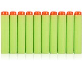 Bala de dardos de espuma de 7,2 cm para pistola de juguete Blaster de la serie, paquete de repuesto verde