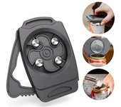 Abrelatas herramienta de barra abridor Manual de seguridad herramientas de cocina domésticas portátiles para latas de bebidas de 8-19oz negro