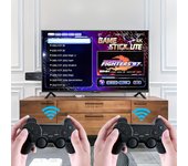 Consola de juegos portátil M8: Consola de juegos doble para el hogar, consola de videojuegos inalámbrica retro clásica, controlador inalámbrico de 2,4 G, plug and play, la mejor opción de regalo M8-64G