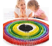 120 unids/set dominó bloques de madera juguete para niños