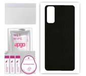 apgo Protective Skin Sticker for the back compatible with Vivo Y20s, Wrap Film, Foil, Vinyl - Pattern Matrix