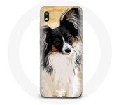 Coque pour Samsung Galaxy A10 Épagneul nain continental papillon Race de chiens