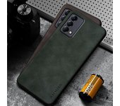Funda para Realme Narzo N53 GT3 GT2 Pro Master Edition Neo 3 2 5 6 SE Q3 Pro Carnival Edition Funda de piel sintética de lujo para Realme GT Master Realme Narzo N53 verde