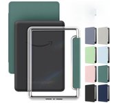 Funda protectora de acrílico para Kindle Paperwhite 2024 y funda de cuero 2022 para Oasis kindle 2024 (6 inches)