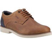 Zapatos oxford de cuero italiano Hampton para hombre de POD 7 UK azul oscuro