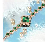 Relojes de cuarzo para mujer a la moda, relojes de pulsera con pulsera de diamantes de diseño de lujo para mujer, los mejores regalos para esposa, familia y amigos verde