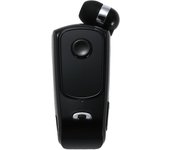 F920 Auriculares Estéreo Bluetooth Inalámbricos Bluetooth 4.0 Auricular Manos Libres Alerta Vibratoria Cable de Auriculares Multiconexión Retráctil con Clip Negro