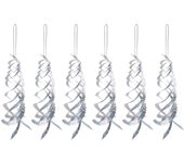 6 Piezas Repelente de Aves Reflector Plata Espiral Lámina Repelente de Aves Herramienta para Espantar Aves para Granja Jardín