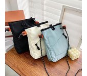 Bolso cruzado Unisex elegante con correa ancha para el hombro, bolsa de solución de almacenamiento versátil y moderna para estudiantes y profesionales azul