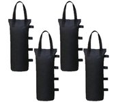 Tienda MaT, peso para tienda de campaña, bolsa de peso, lona fija, prevención de caídas, protección contra viento fuerte, juego de 4 pesos negro