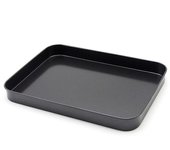 Bandeja rectangular antiadherente para hornear pan y pasteles Bandeja para hornear horno Bandeja rectangular negra para hornear Bandeja para hornear Diy oro
