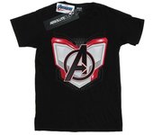 Marvel Boys Avengers Endgame Quantum Realm Suit Camiseta 12-13 negro