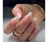 Square Head Ballerina False Nail Full Cover Press on Nails Detachable Nail Tips  Women