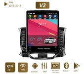 Radio de coche Android de 9,7 pulgadas Carplay para Lada Xray 2015-2019 Tesla pantalla Vertical autorradio reproductor Multimedia 2 + 32GB