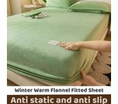 Sábana ajustable de terciopelo suave de alta calidad con bandas elásticas, fundas de colchón ajustables antideslizantes para cama individual, doble, King y Queen, 160x200cm Bed sheet (90x200x25cm) gris plata