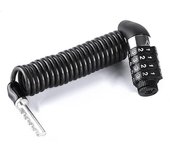 Mini candado con contraseña para bicicleta, candado portátil para casco, candado con cable de acero duradero, candado para cuadro de bicicleta de montaña, accesorios para bicicleta