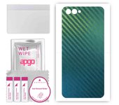 apgo Protective Skin Sticker for the back compatible with Honor View 10 Honor V10 , Wrap Film, Foil, Vinyl - Pattern Carbon Chameleon CAKA1