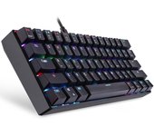 MOTOSPEED CK61 RGB Teclado mecánico para jugar OUTMU interruptores azules teclado 61 teclas Anti-ghosting con retroiluminación Red Switches negro