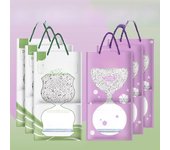 Bolsa deshumidificadora a prueba de humedad para colgar en armarios y dormitorios: absorbe la humedad y evita el moho 1 bag lavender púrpura