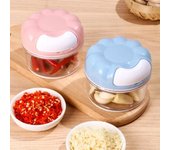 Mini picadora de ajo, cebolla, ajo, manual, multifuncional, para cocina, máquina auxiliar para alimentos.