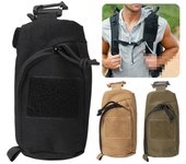 Mochila con correa para el hombro, bolsa para accesorios, bolsa táctica Molle, bolsillos para herramientas EDC militares multifuncionales, bolsas pequeñas y compactas negro