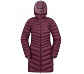 Chaqueta acolchada larga Florence para mujer/señora de Mountain Warehouse 10 UK borgoña
