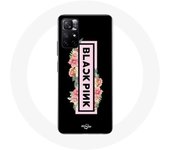 Coque pour Xiaomi Redmi Note 11s 5G Blackpink logo rose et noir
