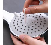 Cepillo de limpieza para cabezal de ducha, cepillo pequeño antiobstrucción, cocina, baño, orificio para teléfono, cepillo de limpieza 10Pcs blanco