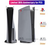 Pegatina de vinilo con el logotipo de la placa frontal de PS5 Fat, edición limitada del 30.° aniversario, reemplazo de la carcasa de la placa frontal de la consola Playstation 5 Slim For PS5