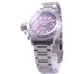SEALANE SEJ010-MBR para hombre (Reloj automático para hombre con diseño de llama solar, serie SEJ010) Reloj redondo plateado