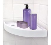 Etagere d angle salle de bain ventouse - Vu à la Télé