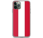 Funda iPhone - Drapeau Autriche - Souple - Plástico transparente - Compatible iPhone 11 Pro