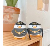 Funda protectora de silicona 3D Get Rich Duck a prueba de golpes para Airpods Pro 2/Airpods Pro/Airpods 1/2/3, para niñas y mujeres for airpods 1 2