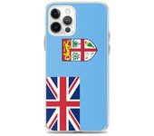 Funda iPhone 12 Pro - PIXELFORMA - Drapeau des Fidji - Sopa de silicona - Protección completa - Légère