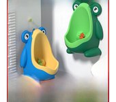 Urinario portátil para niños: Cubo de baño especial para niños Frog Urinal (305g) verde