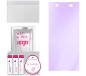 apgo Anti-Blue 9H Hybrid protective glass compatible with Sony Xperia XA1 Ultra, flexible nano glass, great replacement for tempered glass, scratch-re