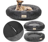 Cama DESMONTABLE SHAGGY, antideslizante, color Gris oscuro Tallas XS - XXL XS gris acorazado