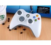 Controlador de juegos con cable WHITE-Xbox para PC y; Xbox 360