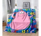 Les Barbapapa Family Anime Manta de dibujos animados, manta suave para el hogar, dormitorio, cama, sofá, picnic, viajes, oficina, manta para niños 30x40in