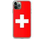 Funda iPhone - iPhone 11 Pro - Drapeau Suisse - Souple - Multicolore - Silicona transparente