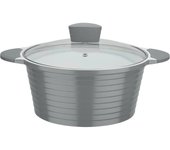 GSW Bolero Grey Greblon olla de inducción recubierta de cerámica - 28 cm