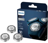 Cuchillas de repuesto originales para afeitadora Philips Precision (2 años de garantía) [Producto original] 5000/7000 [Rendimiento excepcional] (Hoja de acero) SH71/51