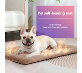 Almohadilla para mascotas cómoda y cálida cama para mascotas autocalentable lavables suaves antideslizante gatos perros alfombra térmica suministros para mascotas S gris