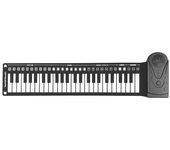 Piano enrollable de 49 teclas, Piano portátil plegable con altavoz incorporado para niños/adultos/principiantes