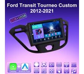 Radio de coche con Android Carplay de 2 DIN para Ford Transit Tourneo Custom 2012-2021, reproductor multimedia, unidad principal, navegación GPS estéreo, BT, WIFI, 2 + 32 GB 1+16GB
