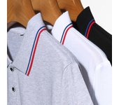Camiseta de manga corta, POLO para hombre, camiseta sencilla, camiseta fina bordada de media manga con solapa de verano para hombre M