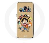 Coque pour Samsung Galaxy S6 edge One piece Manga Equipage du Chapeau de Paille