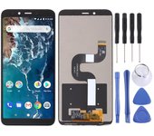 Pantalla TFT LCD para Xiaomi Mi 6X / A2 con digitalizador de montaje completo negro