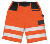 SAFE-GUARD by Result Shorts cargo de alta visibilidad para hombre 4XL fluorescente naranja